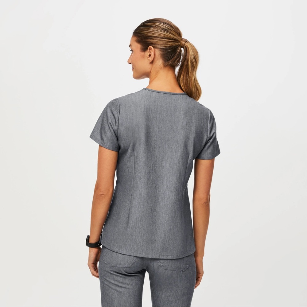 NWOT Figs SET Charcoal Technical- Zamora Joggers & Catrina Scrub Top - Picture 9 of 12